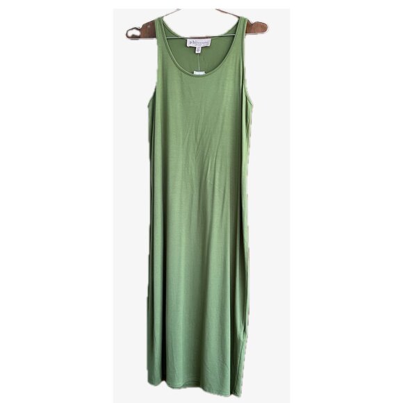 NWT Philosophy green jersey midi dress, Med - Picture 3 of 9